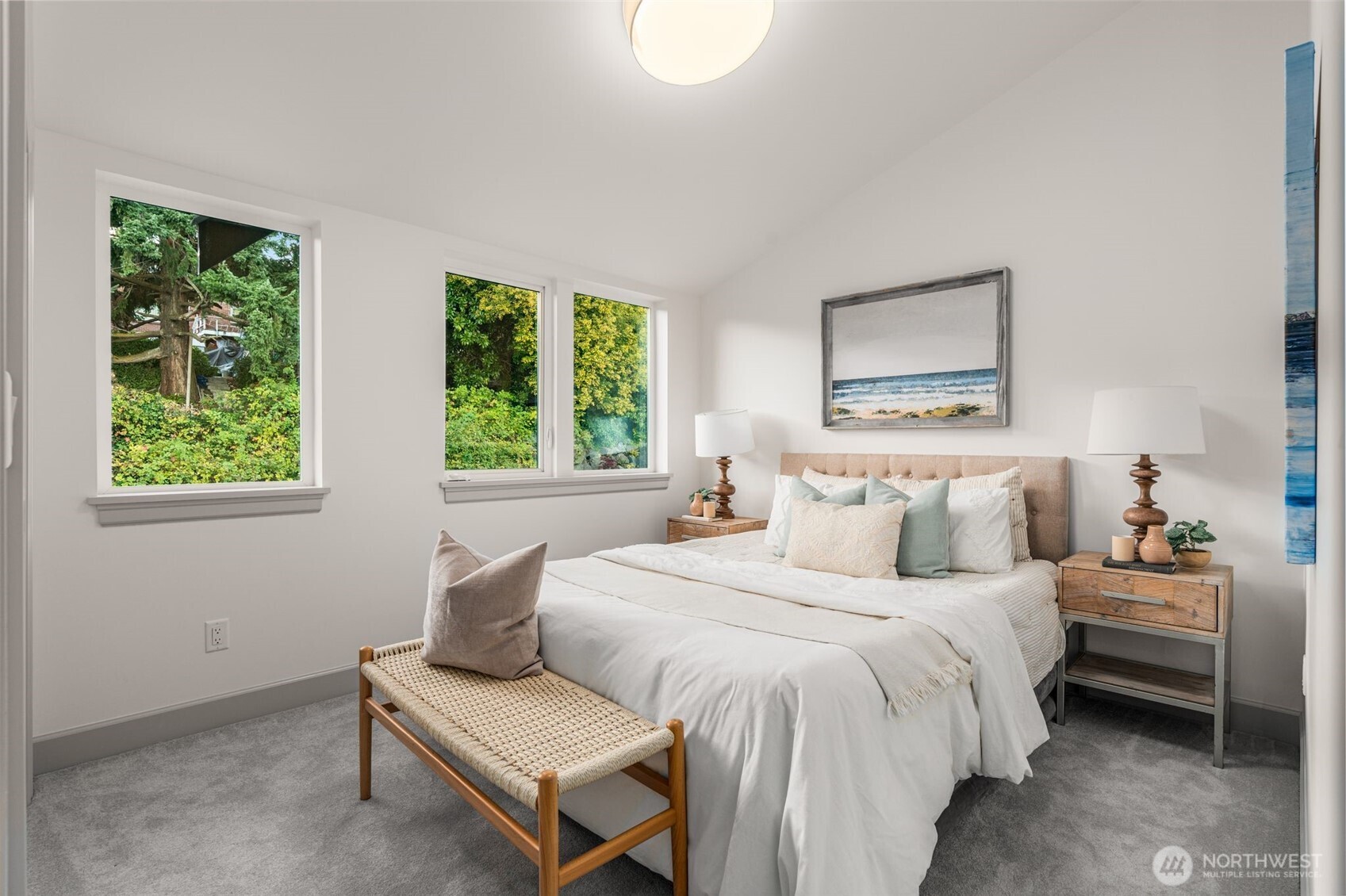 6032 50th Avenue Northeast Seattle, WA 98115 - Photo 20 of 40 a bedroom with a bed and a couch