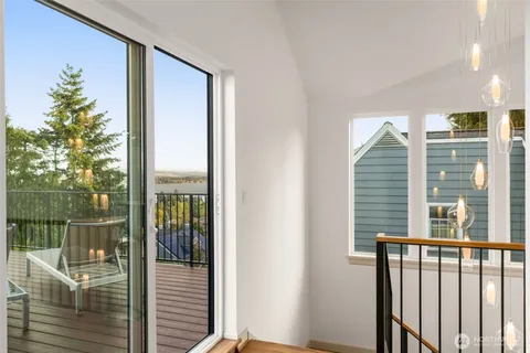 a outdoor living space with furniture and a fireplace
