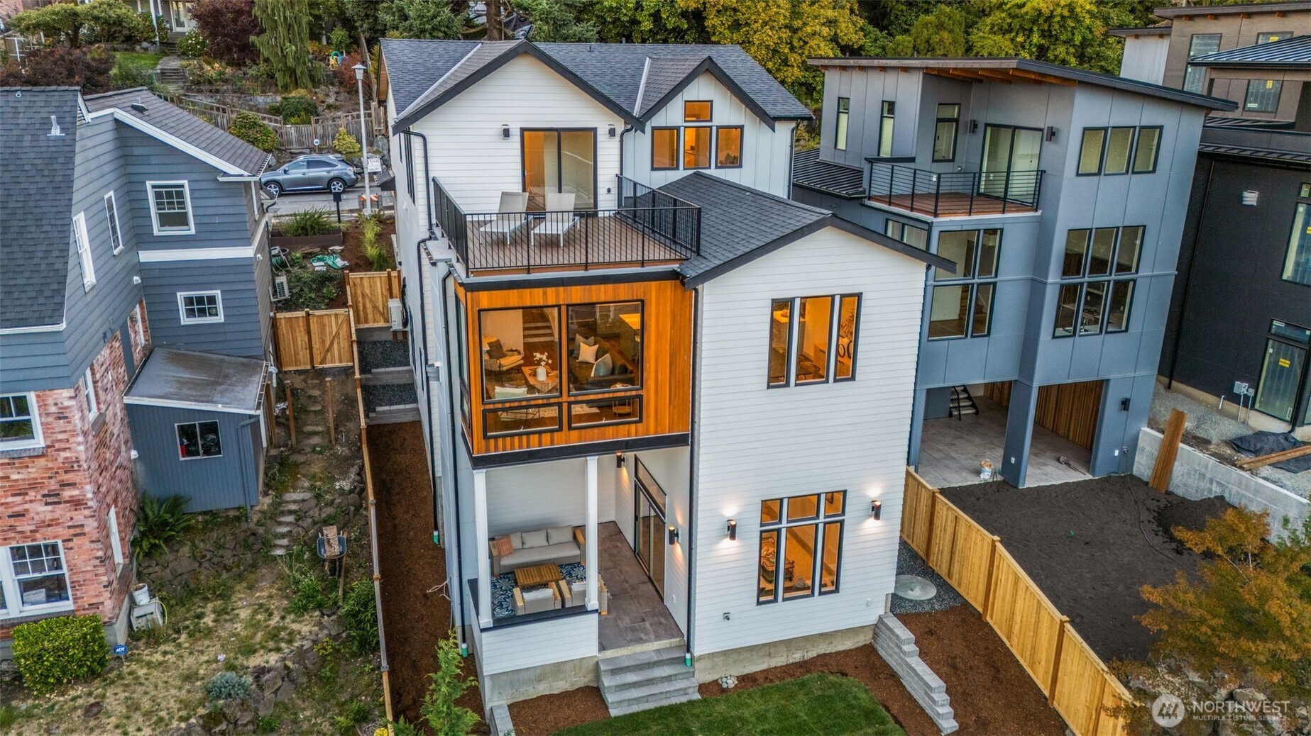 6032 50th Avenue Northeast Seattle, WA 98115 - Photo 35 of 40 a front view of a house with a yard