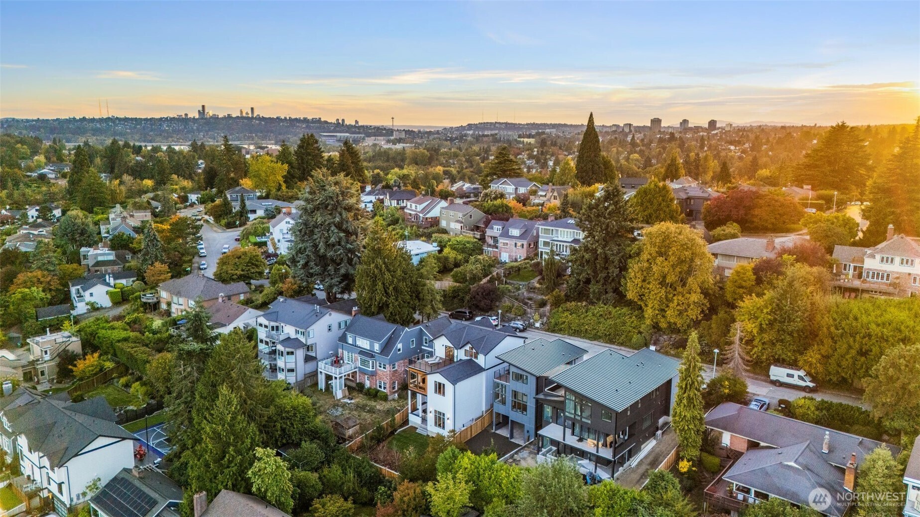 6032 50th Avenue Northeast Seattle, WA 98115 - Photo 39 of 40 an aerial view of residential building with green space