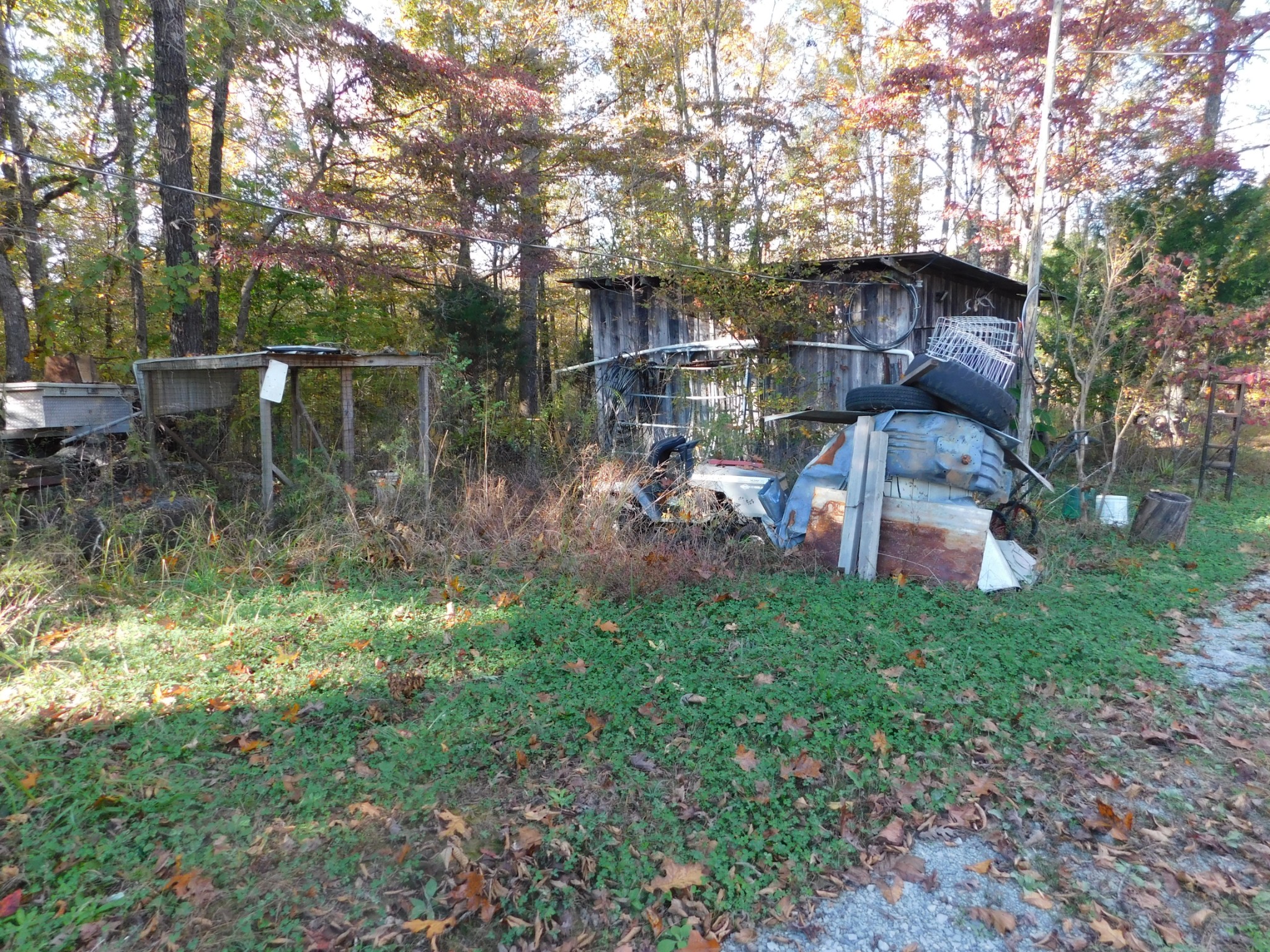 1869 Gander Branch Road Waverly, TN 37185 - Photo 26 of 46 a backyard of a house with table and chairs