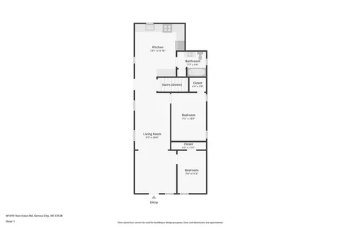 $250,000 | W1019 Narcissus Road, Bloomfield, WI 53128