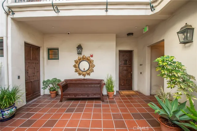 a view of a entryway door of the house
