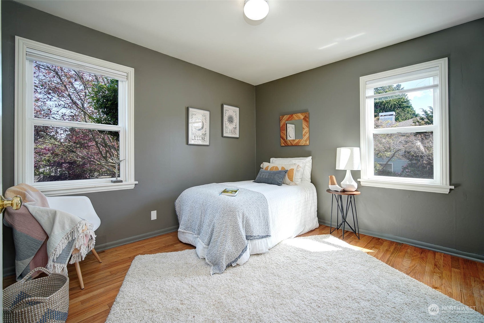 4100 Southwest Ida Street Seattle, WA 98136 - Photo 16 of 32 a bedroom with a bed and a window