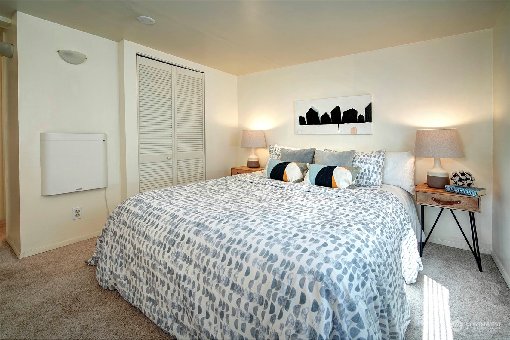 4100 Southwest Ida Street Seattle, WA 98136 - Photo 20 of 32 a bedroom with a bed and a closet