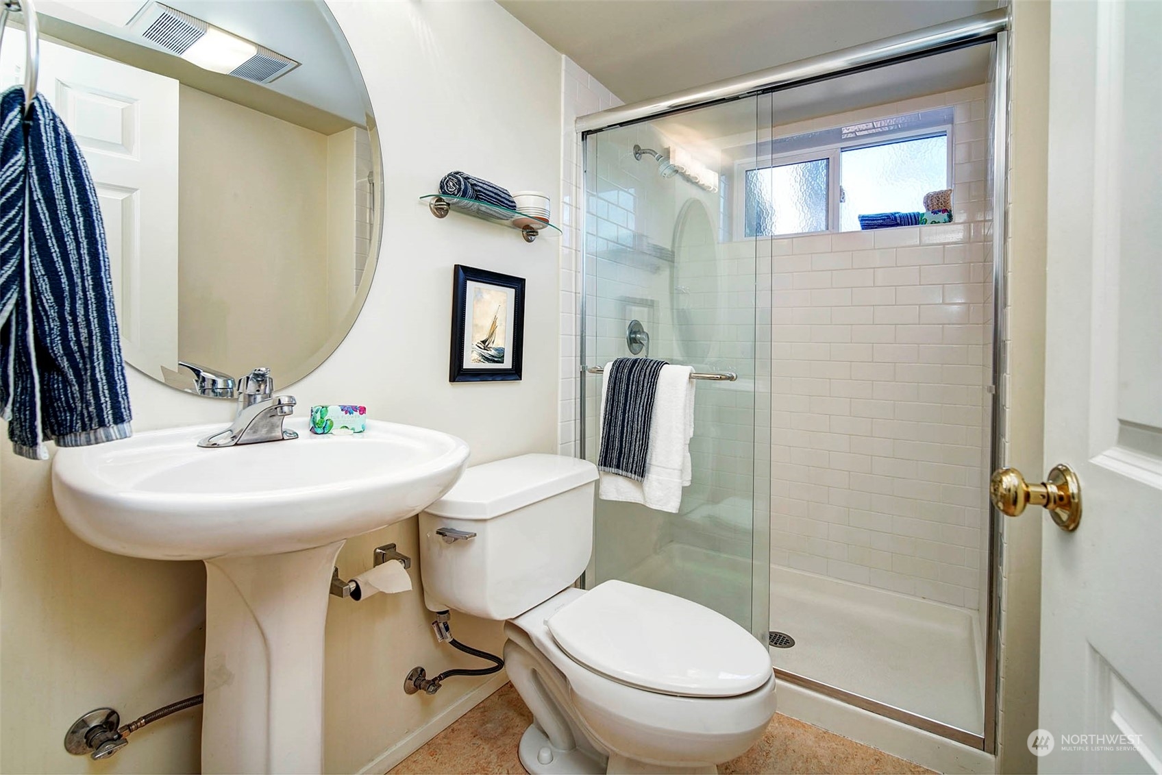 4100 Southwest Ida Street Seattle, WA 98136 - Photo 21 of 32 a bathroom with a sink toilet and shower