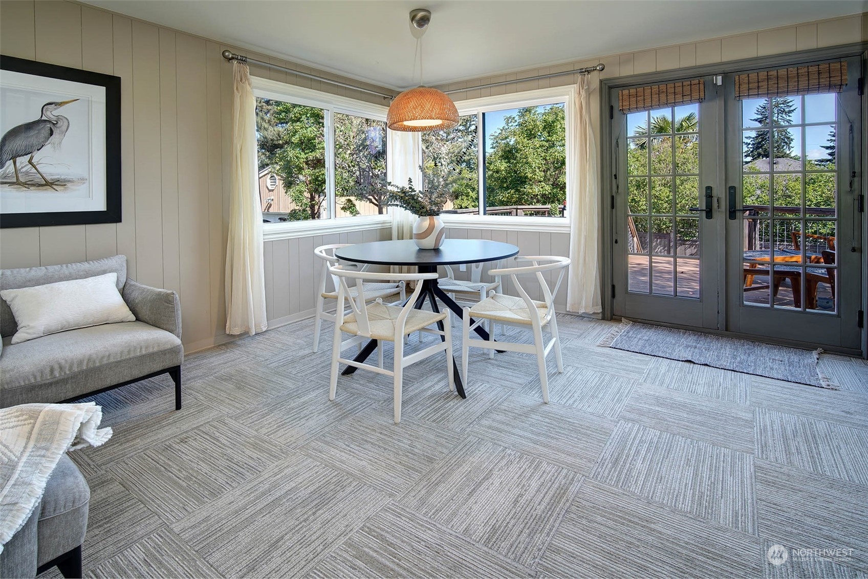 4100 Southwest Ida Street Seattle, WA 98136 - Photo 10 of 32 a living room with furniture and a floor to ceiling window