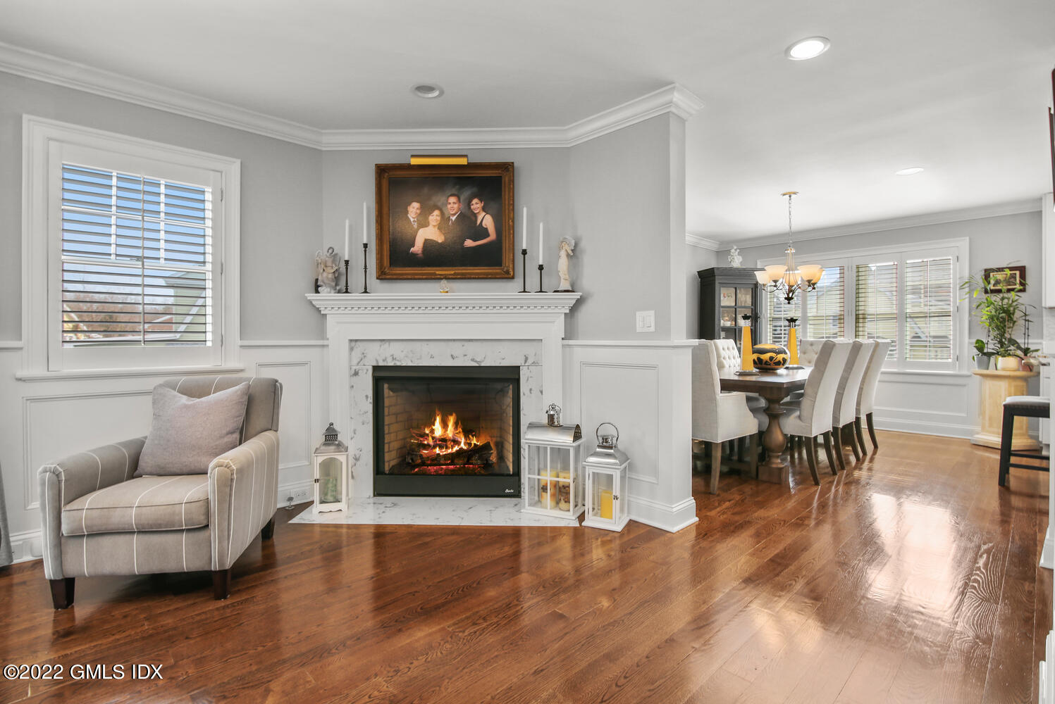 24 Harold Street, Unit C Cos Cob, CT 06807 - Photo 10 of 32 a living room with furniture and a fireplace or television