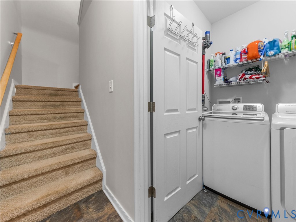 10824 Avening Road Chesterfield, VA 23832 - Photo 28 of 47 a view of storage and utility room with stairs