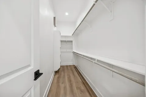 a view of hallway with stairs