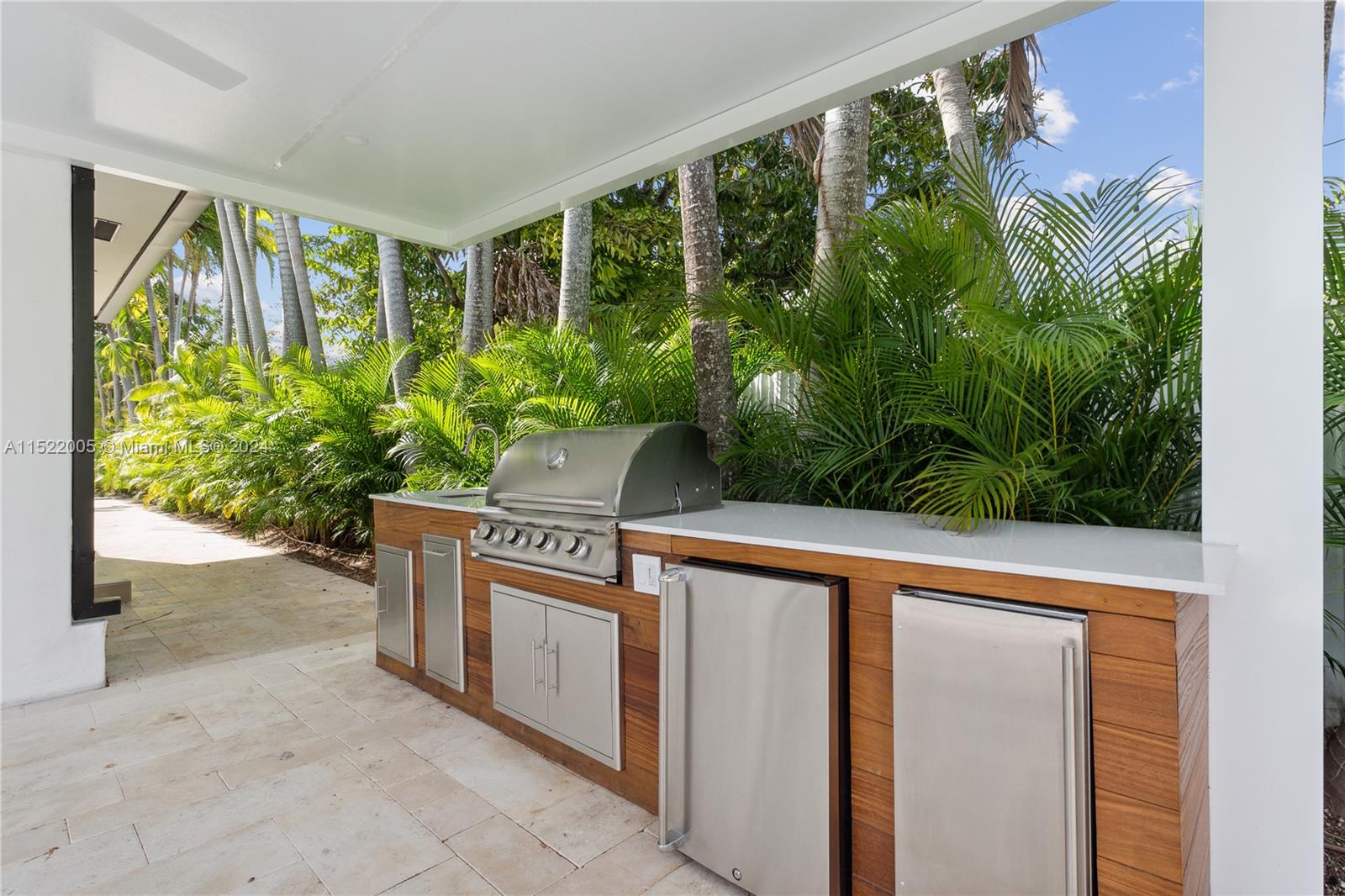 519 Southwest 25th Road Miami, FL 33129 - Photo 35 of 43 a view of a garden from a windows