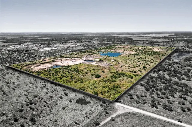 an aerial view of beach