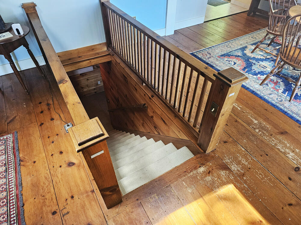 190 Heath Road Bremen, ME 04551 - Photo 35 of 57 Stair to Downstairs
