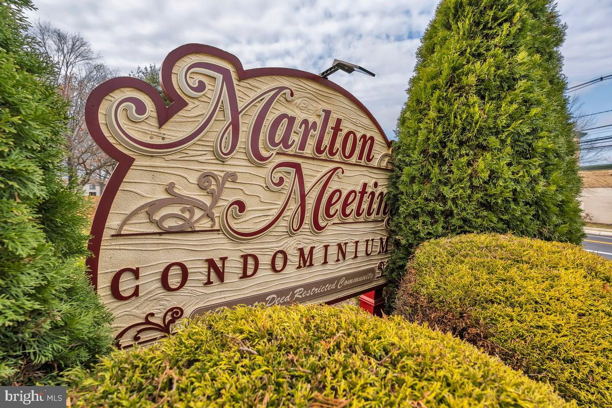 223 James Marlton, NJ 08053 - Photo 20 of 28 a sign that is on a brick wall