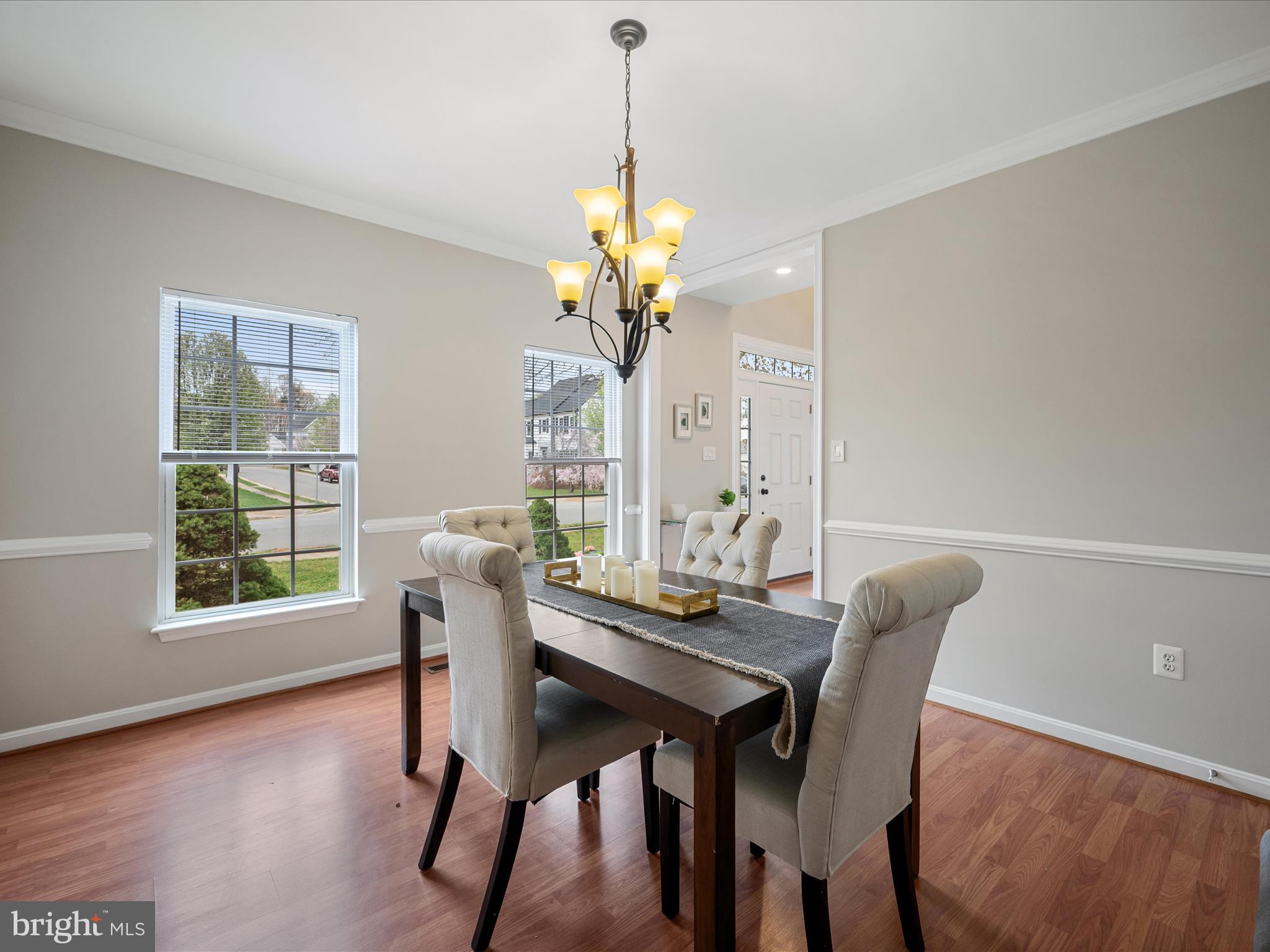 26 Limestone Way Fredericksburg, VA 22406 - Photo 12 of 67 a view of a dining room with furniture window and outside view
