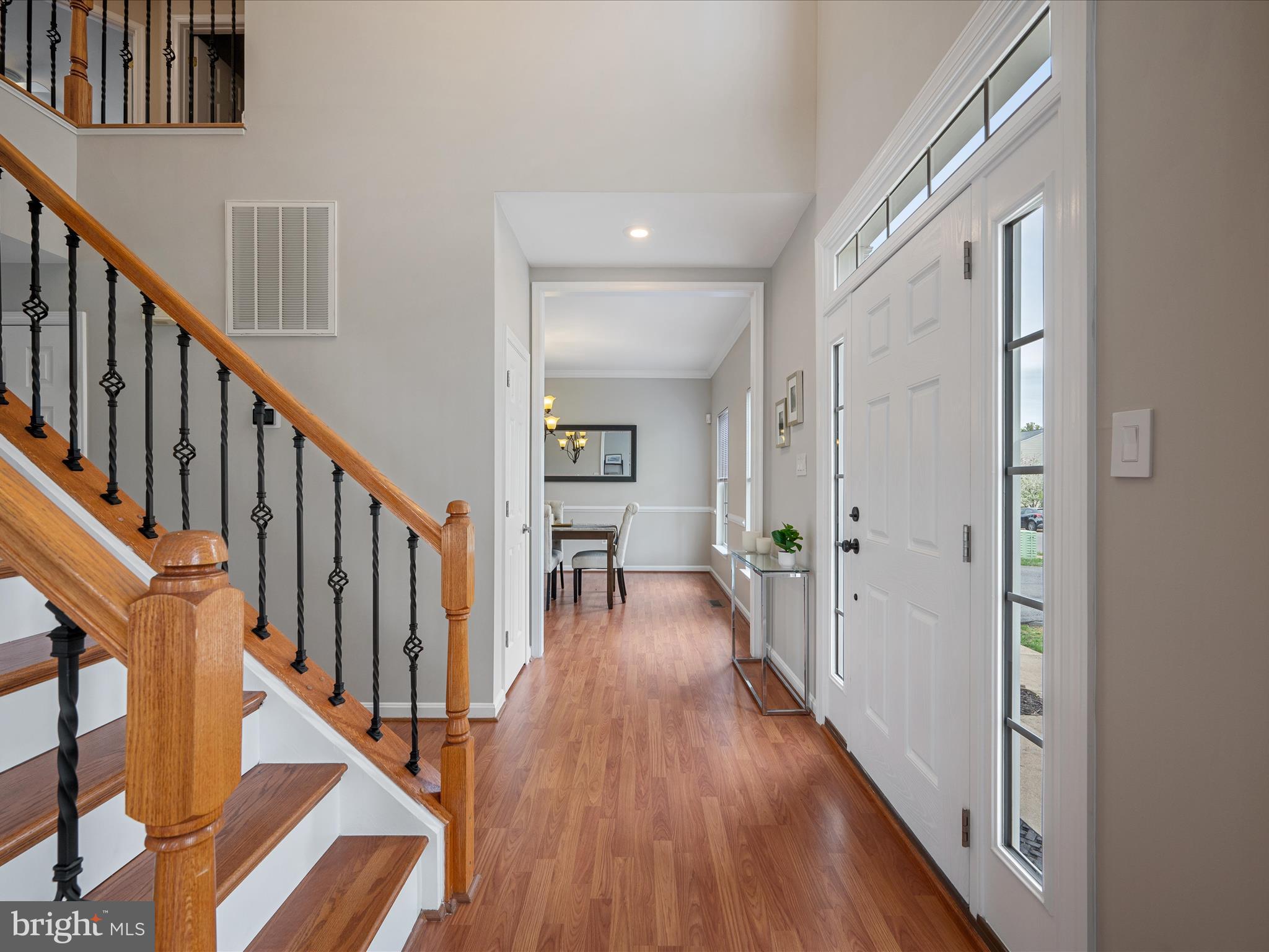 26 Limestone Way Fredericksburg, VA 22406 - Photo 7 of 67 a view of a hallway with wooden floor and staircase