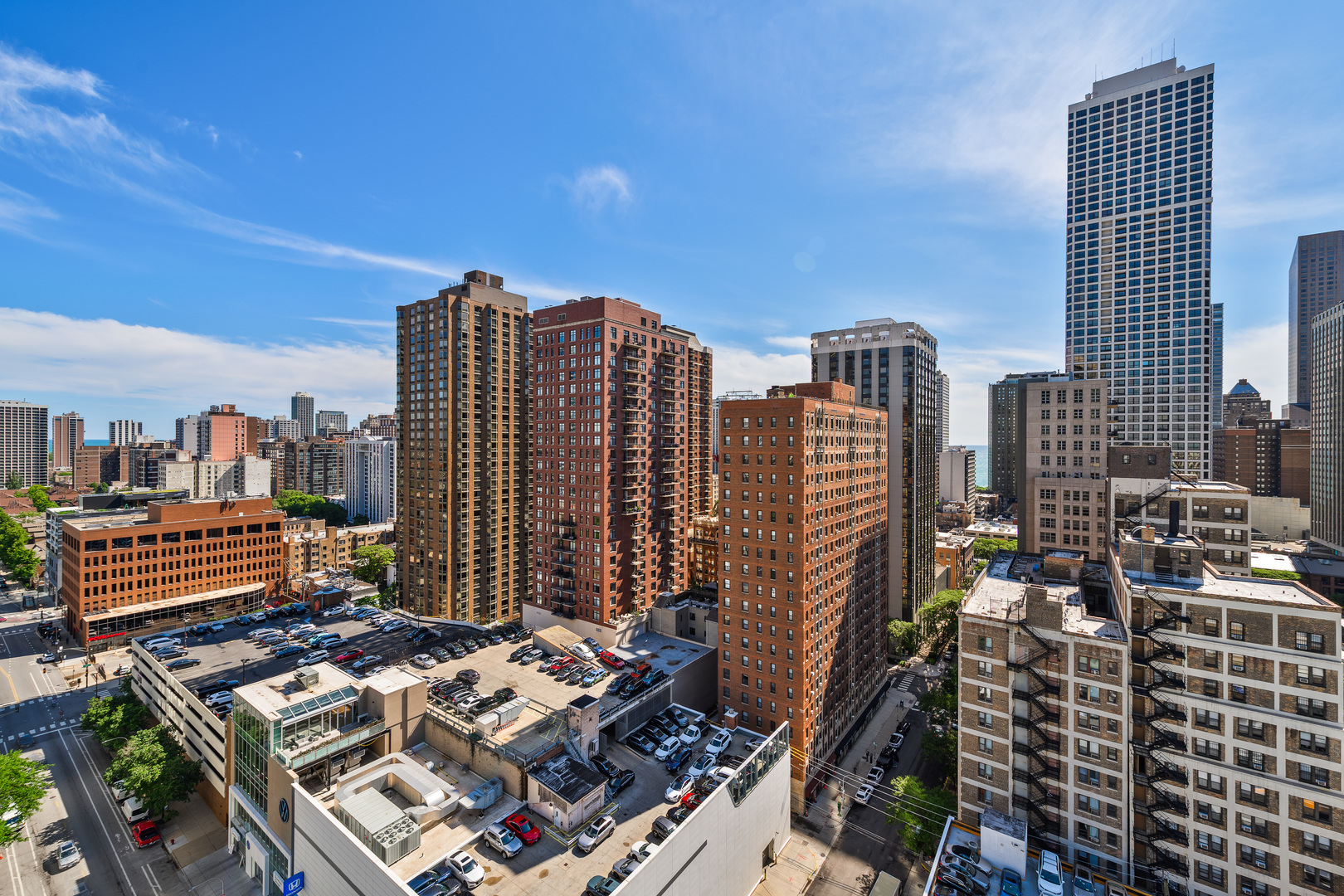 111 West Maple Street, Unit 1601 Chicago, IL 60610 - Photo 21 of 24 a view of city with tall buildings