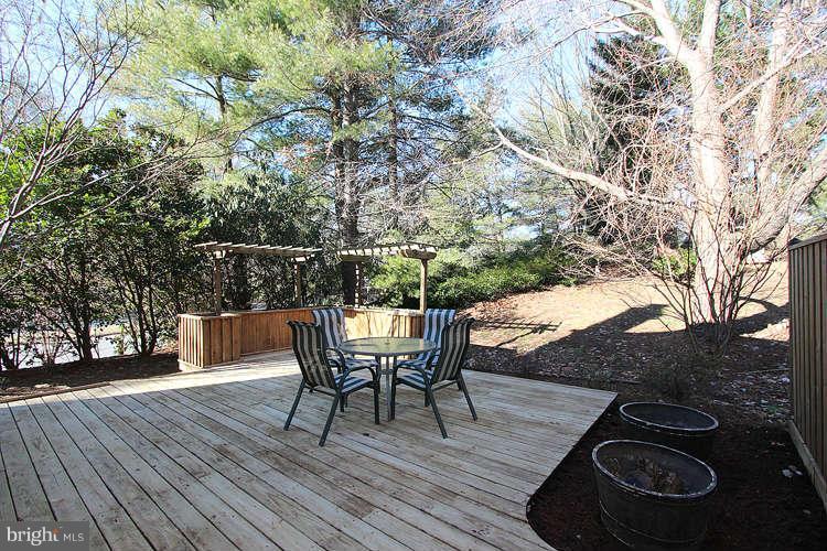 11525 Pine Cone Court Reston, VA 20191 - Photo 27 of 30 a balcony with wooden floor table and chairs