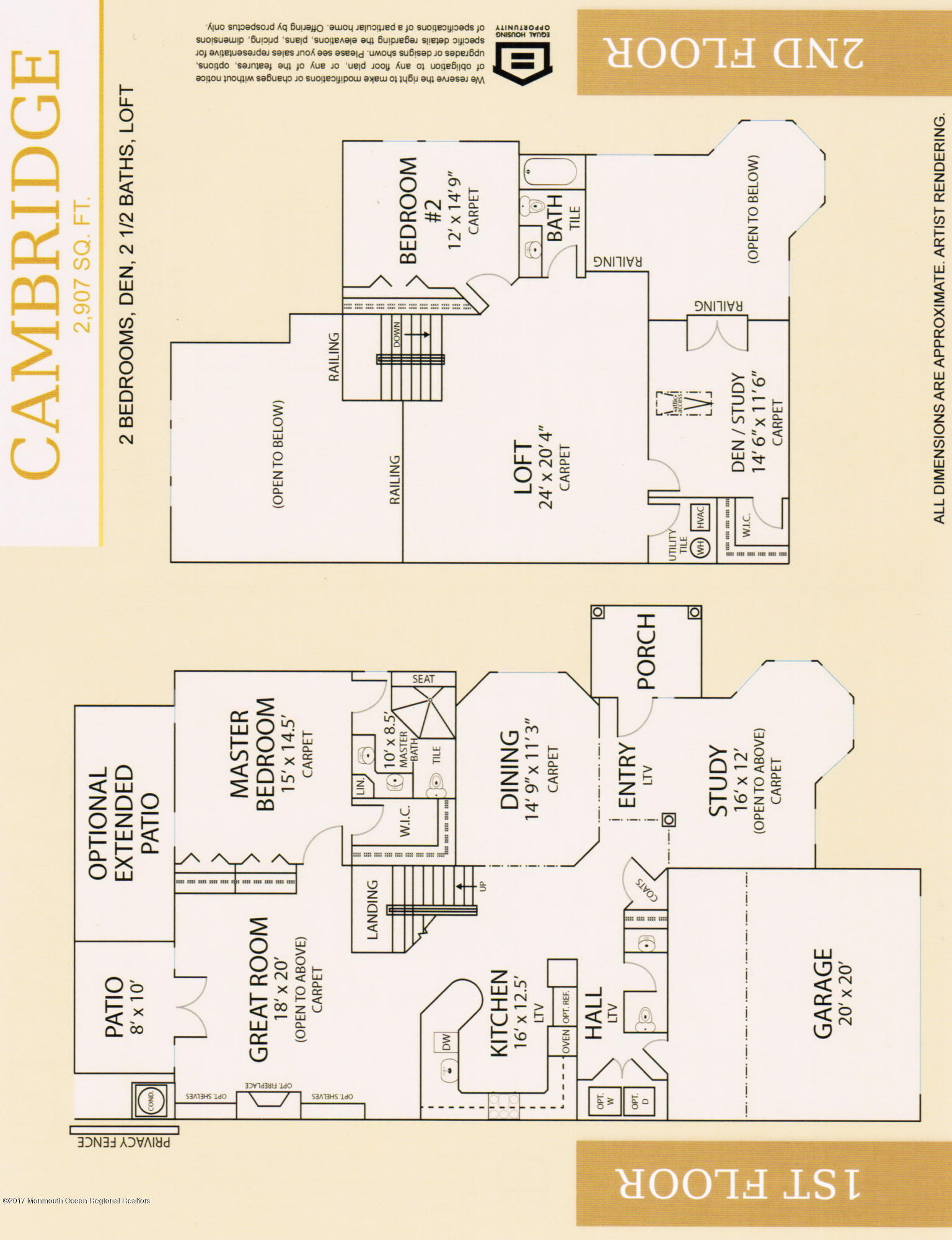 35 Abbey Road Tinton Falls, NJ 07753 - Photo 24 of 24 Cambridge Floor Plans