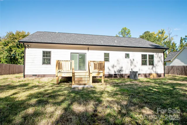 a view of an outdoor space and deck