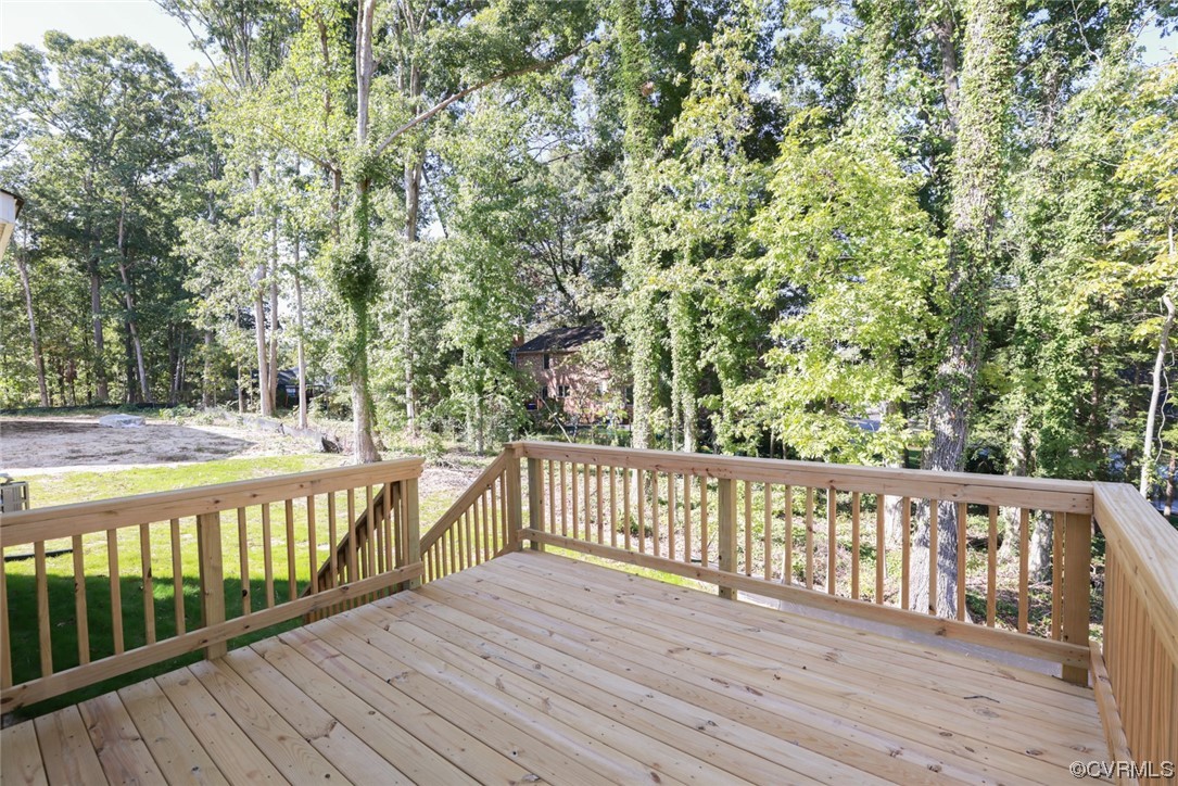 3830 Belspring Road Chester, VA 23831 - Photo 36 of 43 a view of balcony with wooden floor and fence
