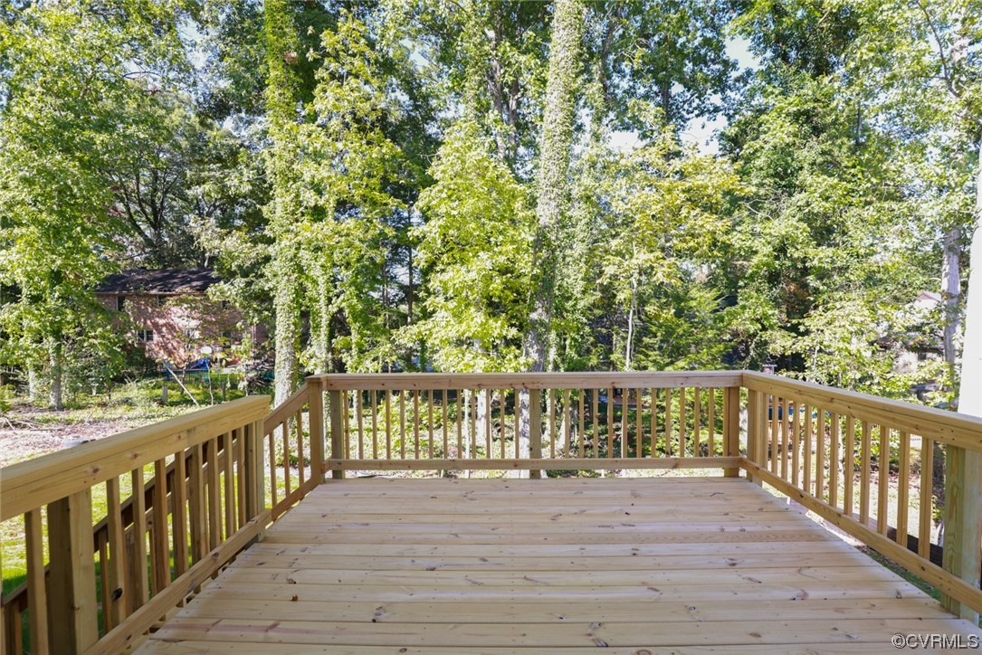 3830 Belspring Road Chester, VA 23831 - Photo 37 of 43 a view of balcony with wooden floor