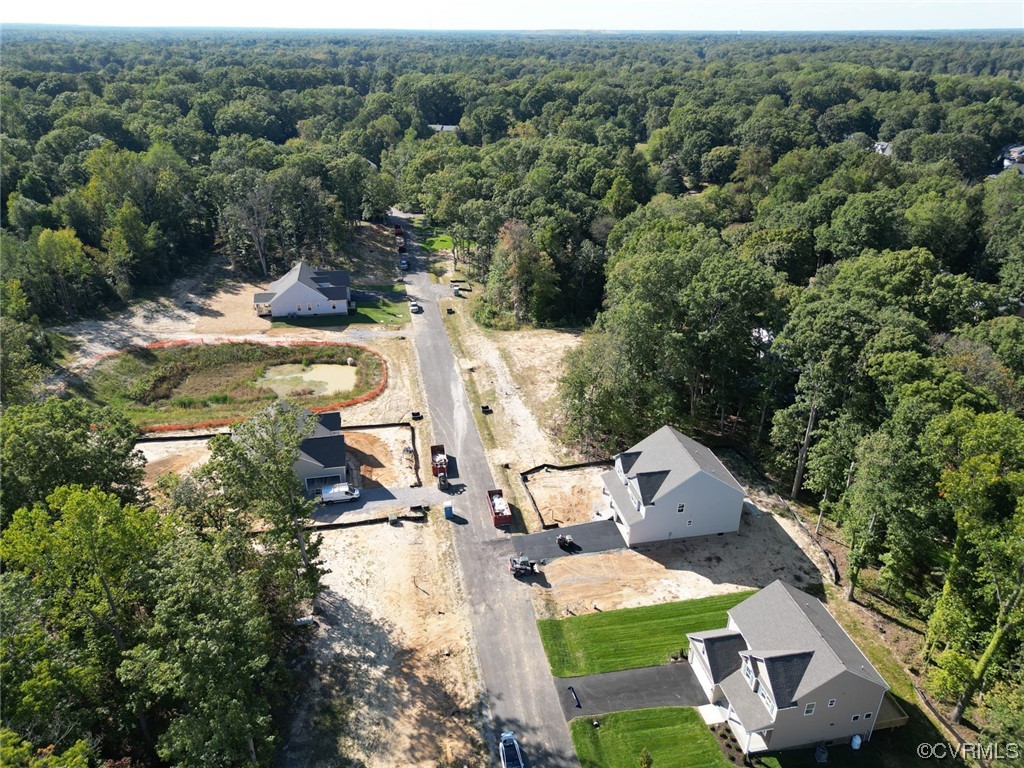 3830 Belspring Road Chester, VA 23831 - Photo 38 of 43 an aerial view of a house with a yard