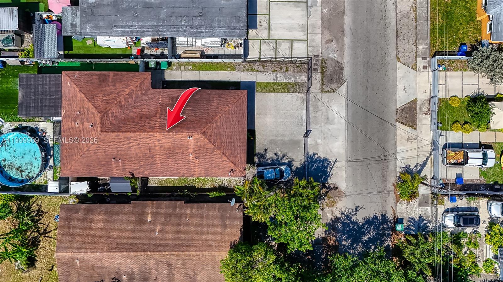 760 Northwest 80th Street, Unit 760 Miami, FL 33150 - Photo 24 of 32 an aerial view of a house with outdoor space