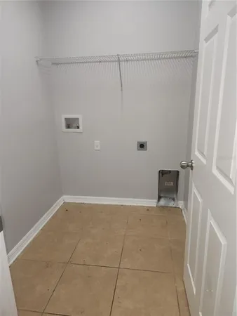 a view of a room with an empty space