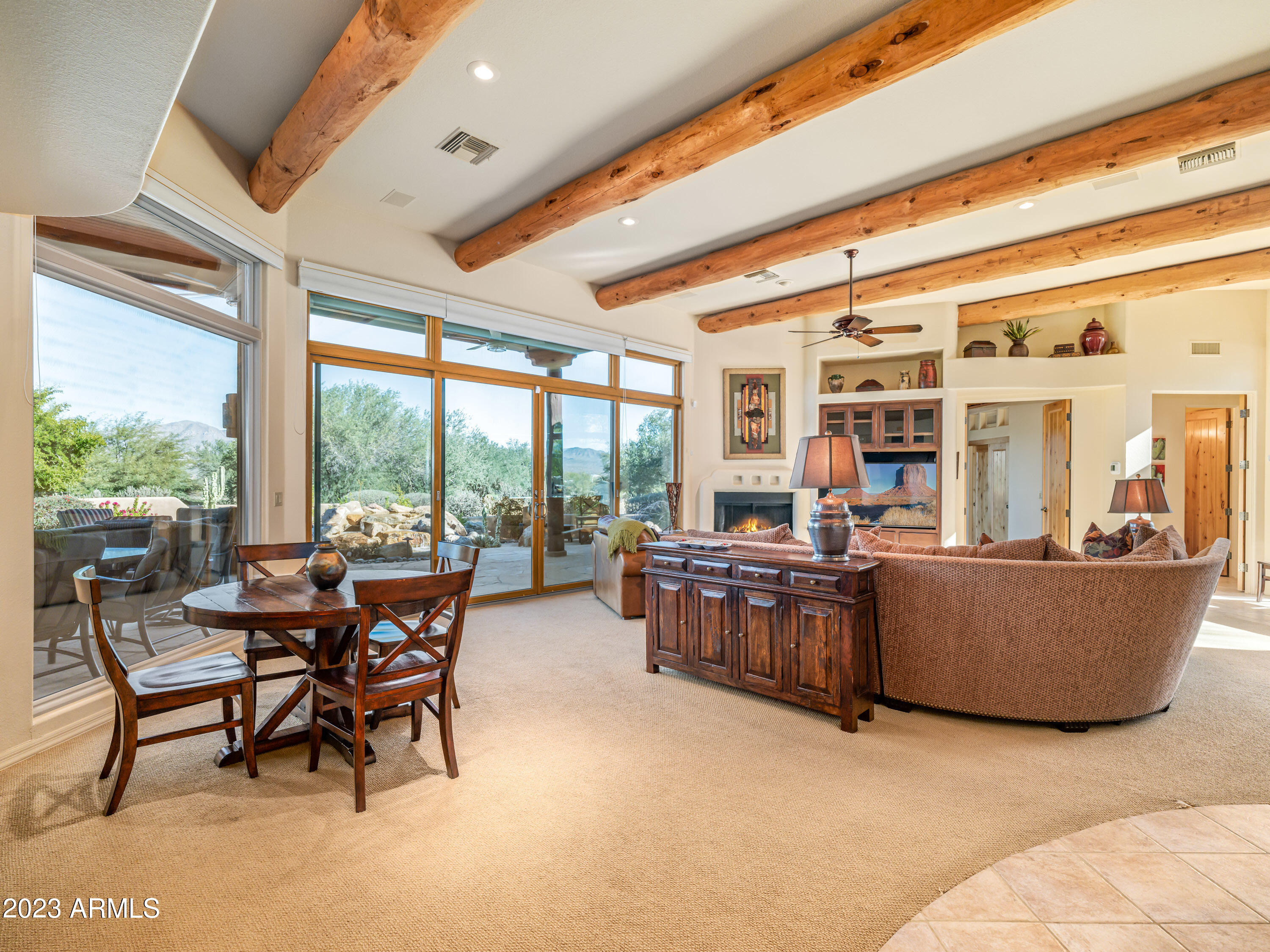 18424 Cobre Way Rio Verde, AZ 85263 - Photo 11 of 40 Greatroom with beams