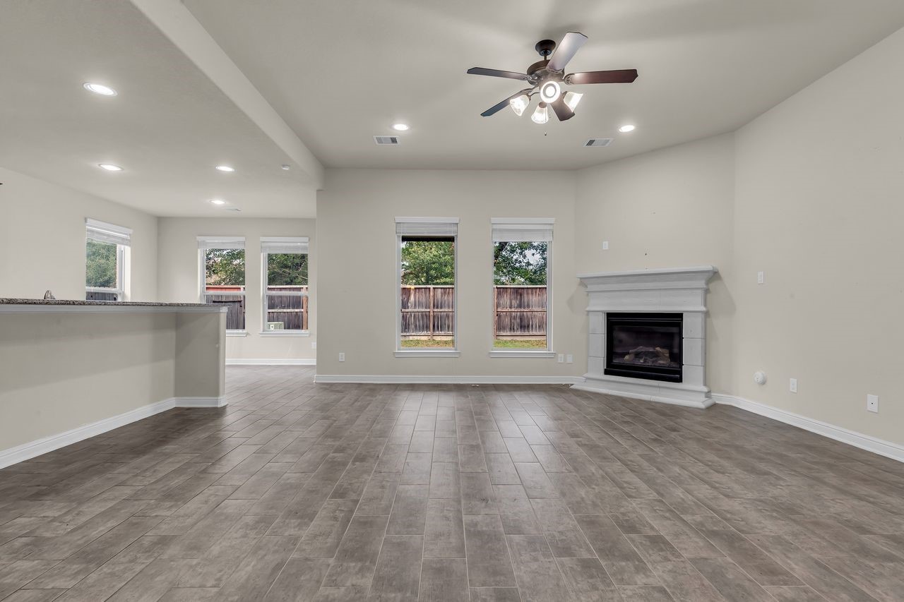 2739 Barrington Branch Drive Spring, TX 77373 - Photo 11 of 41 Living room with fireplace