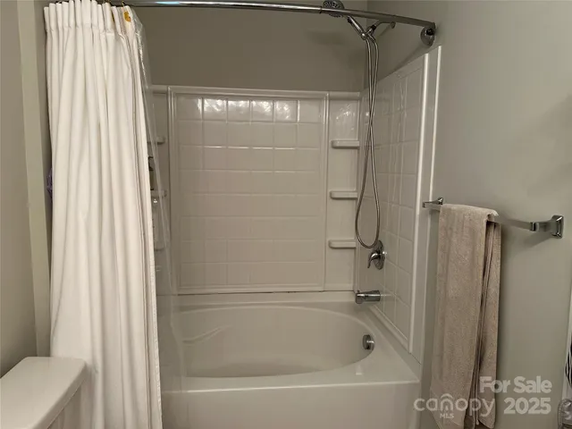 a close view of a bathroom shower