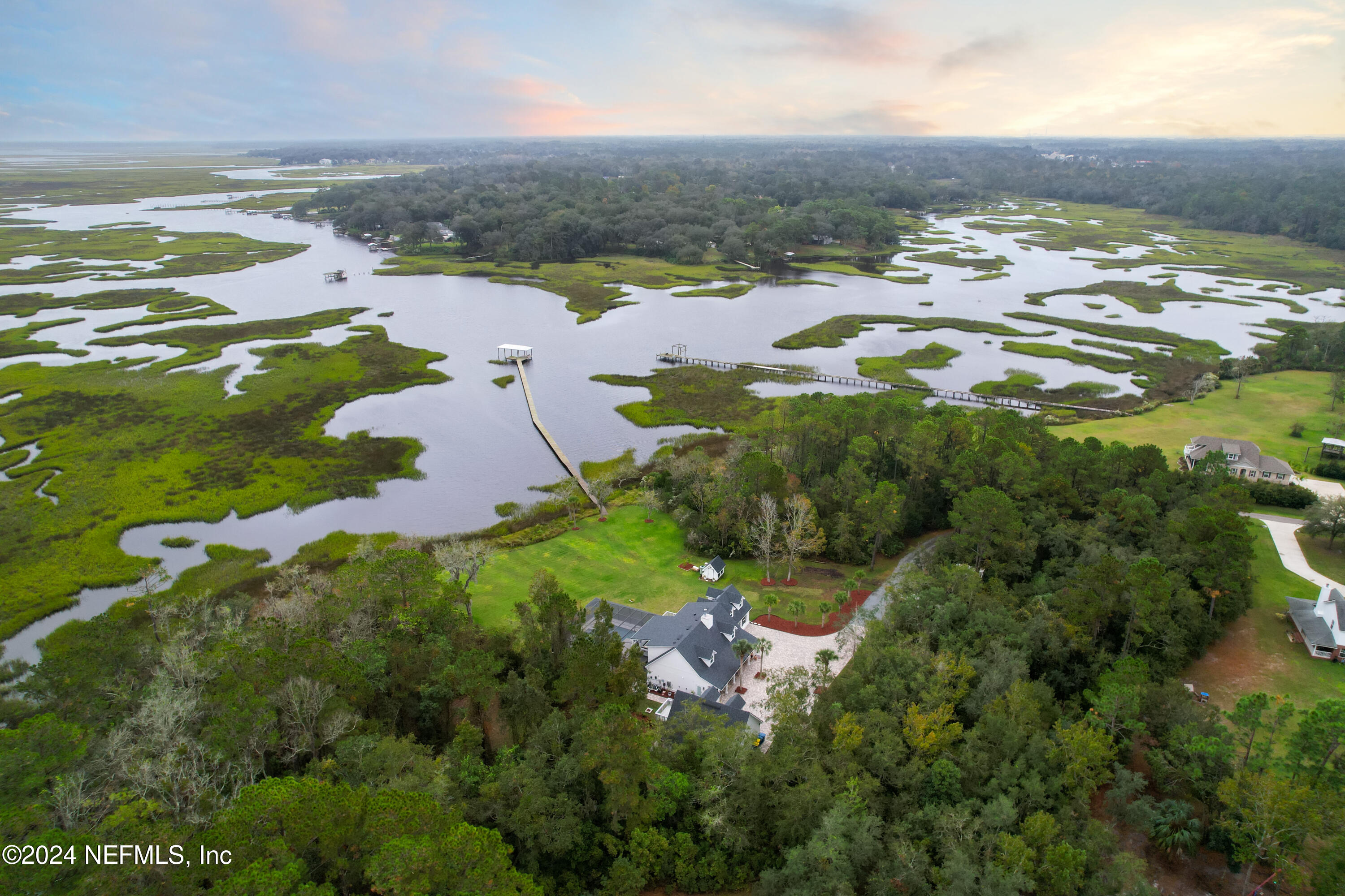 1837 Lake Road Jacksonville, FL 32226 - Photo 69 of 74 an aerial view of residential houses with outdoor space