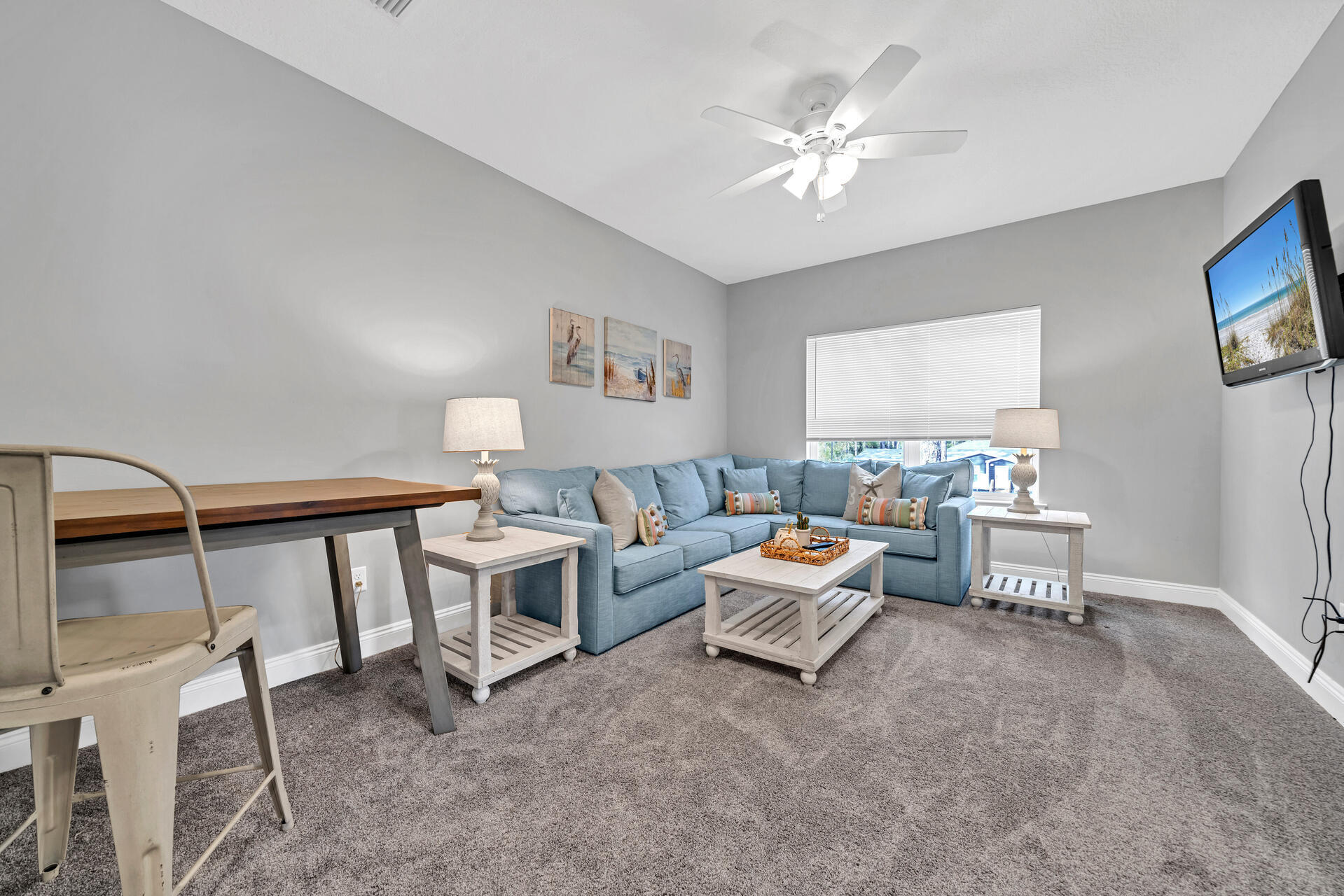 285 Indian Woman Road Santa Rosa Beach, FL 32459 - Photo 21 of 39 a living room with furniture and a large window