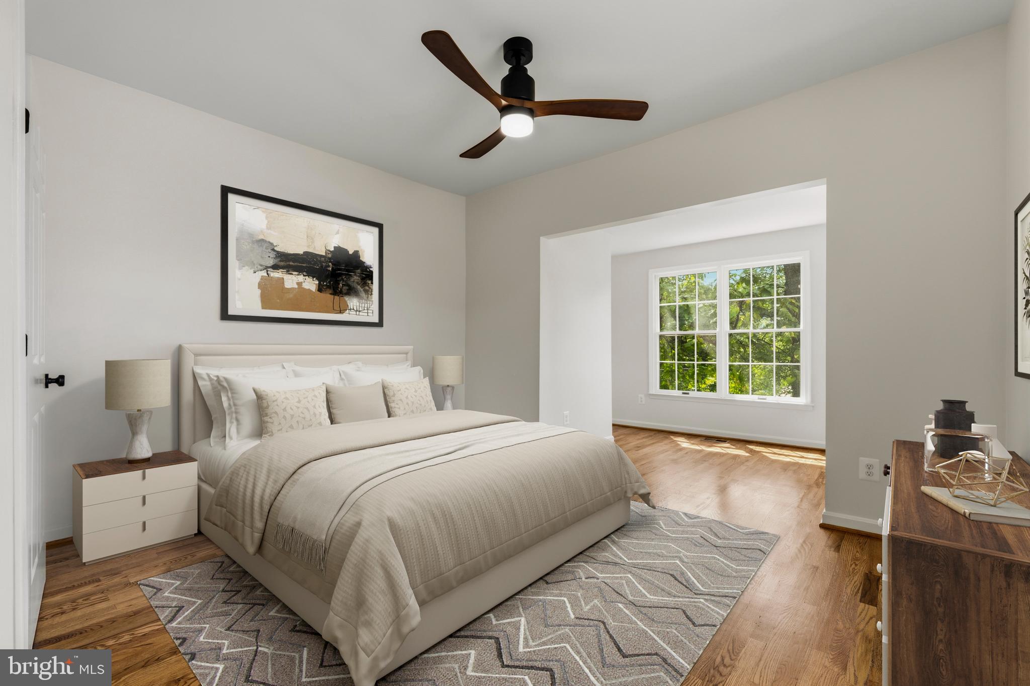 1801 South Glebe Road Arlington, VA 22204 - Photo 15 of 36 Primary Bedroom- Virtually Staged