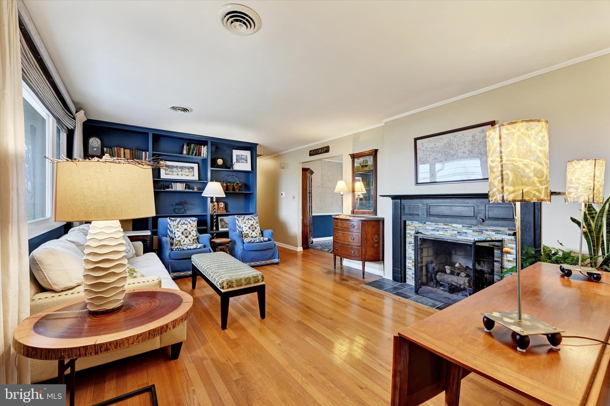 13324 Manor Road Baldwin, MD 21013 - Photo 7 of 34 a living room with furniture and a fireplace