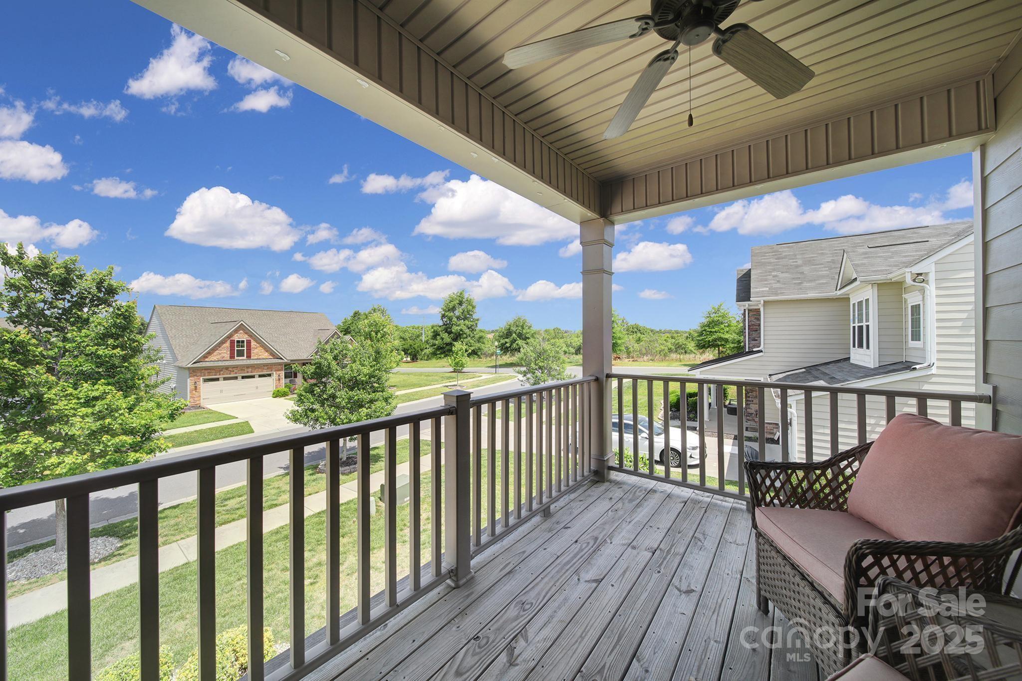 2015 Knocktree Drive Indian Trail, NC 28079 - Photo 32 of 45 a view of a balcony with furniture