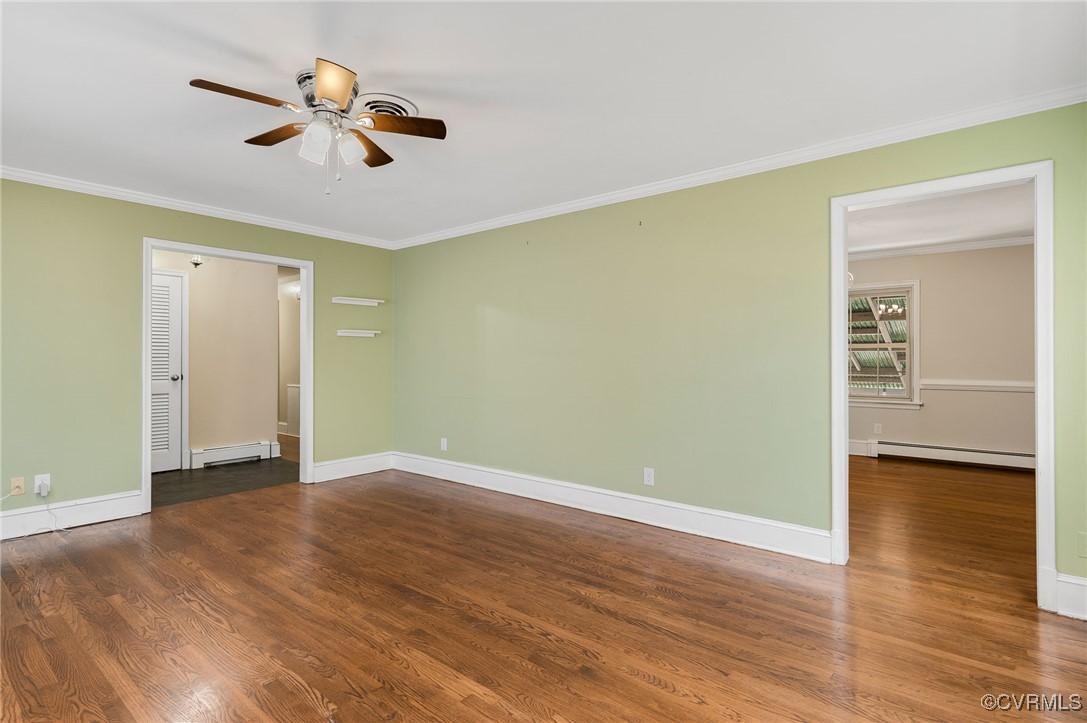 12047 Sunset Drive Ashland, VA 23005 - Photo 5 of 26 wooden floor in an empty room with a window