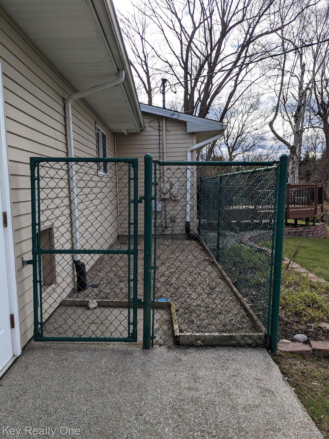 3574 Baldwin Road Metamora, MI 48455 - Photo 61 of 73 Fenced Dog Area w/ Access Door to Attached Garage