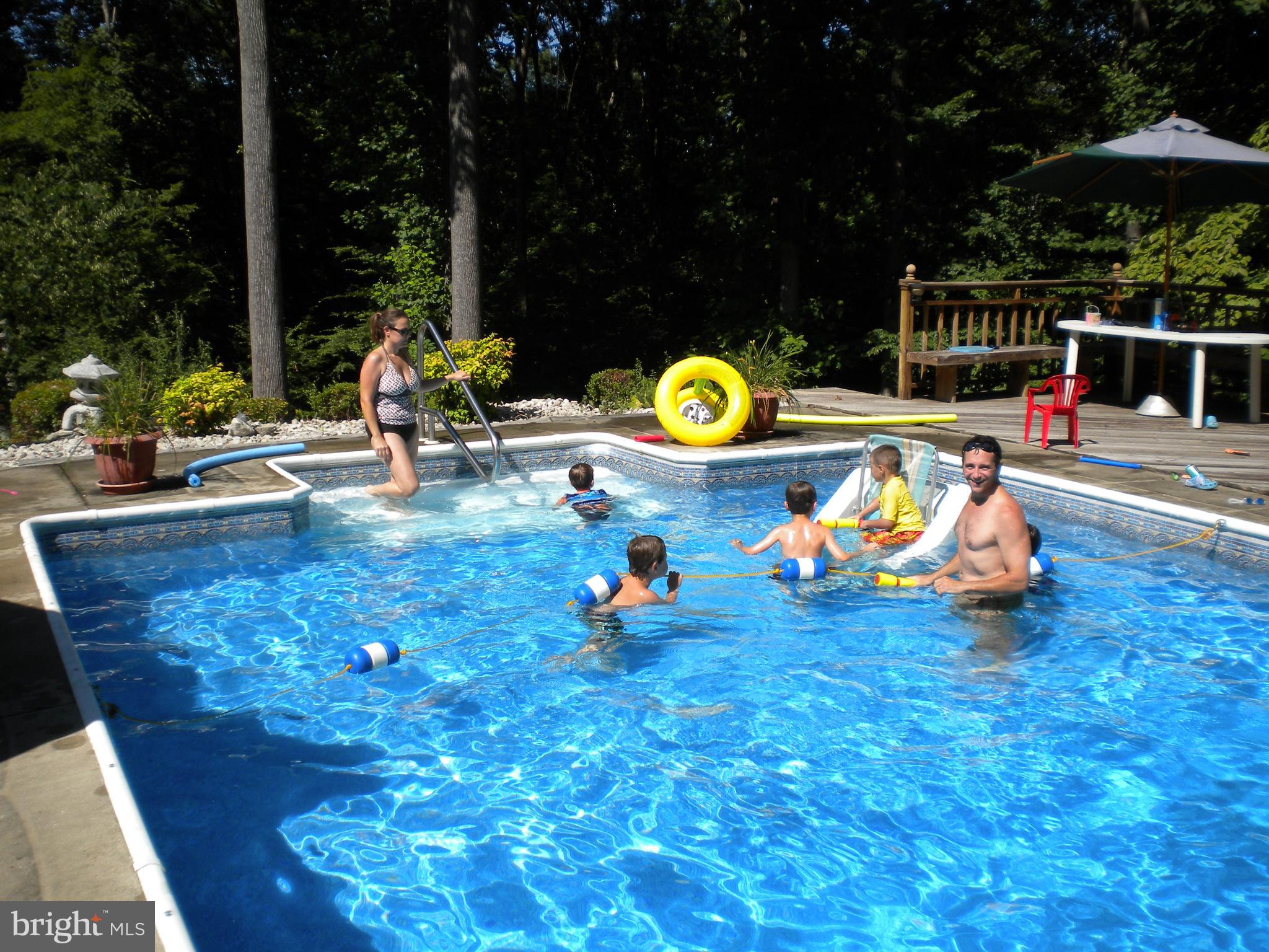 2162 Smoky Road Huntingtown, MD 20639 - Photo 31 of 38 Inground Pool with steps