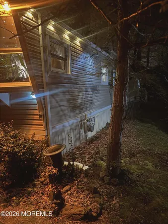a backyard of a house