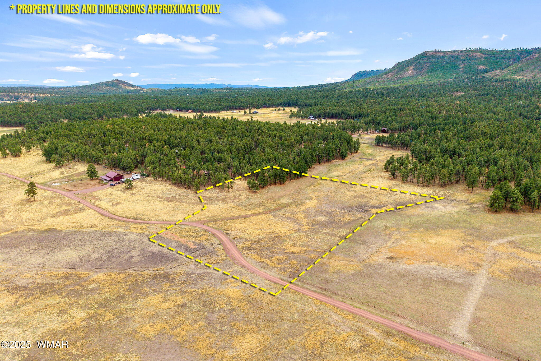 Approximate property lines