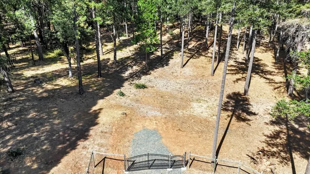 a view of outdoor space with seating