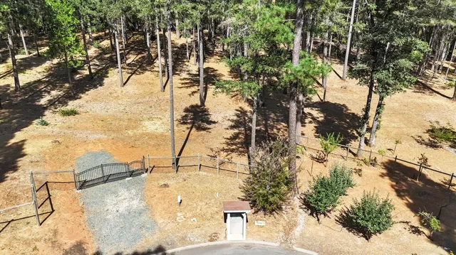 a view of yard along with trees