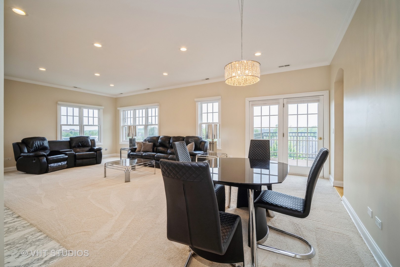 2365 Waukegan Road, Unit 3D Northbrook, IL 60062 - Photo 5 of 21 a view of a dining room with furniture window and wooden floor