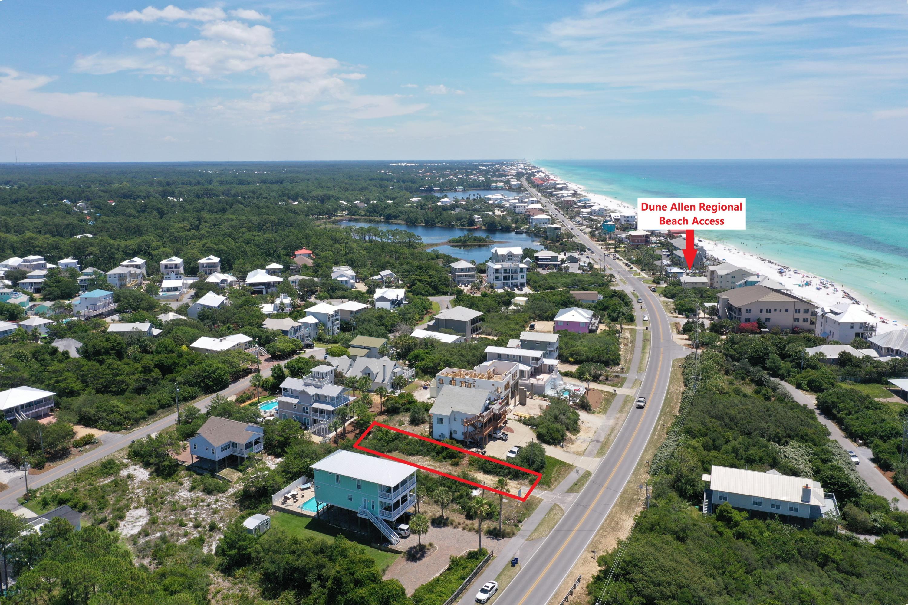 Lot 12 Beach Highlands Santa Rosa Beach Santa Rosa Beach, FL 32459 - Photo 2 of 8 an aerial view of multiple house