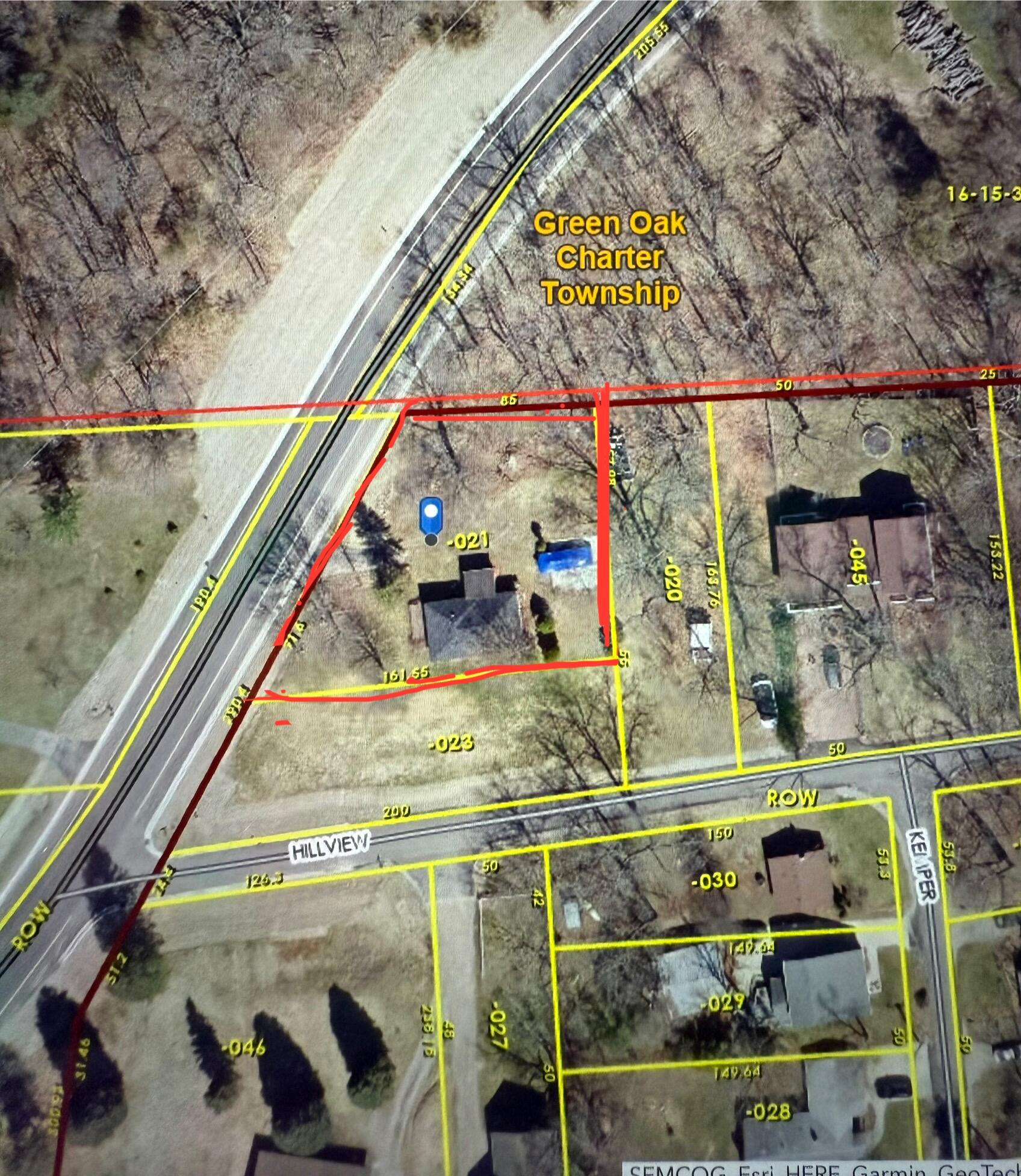 11108 Silver Lake Road South Lyon, MI 48178 - Photo 2 of 31 Parcel in Red