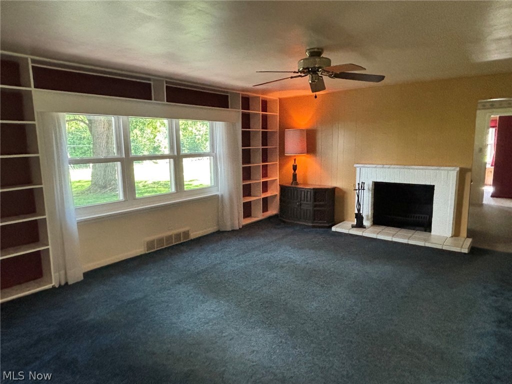 1961 Killian Road Akron, OH 44312 - Photo 4 of 23 Living Room With Fireplace