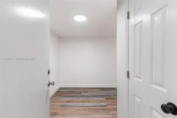 a view of an empty room