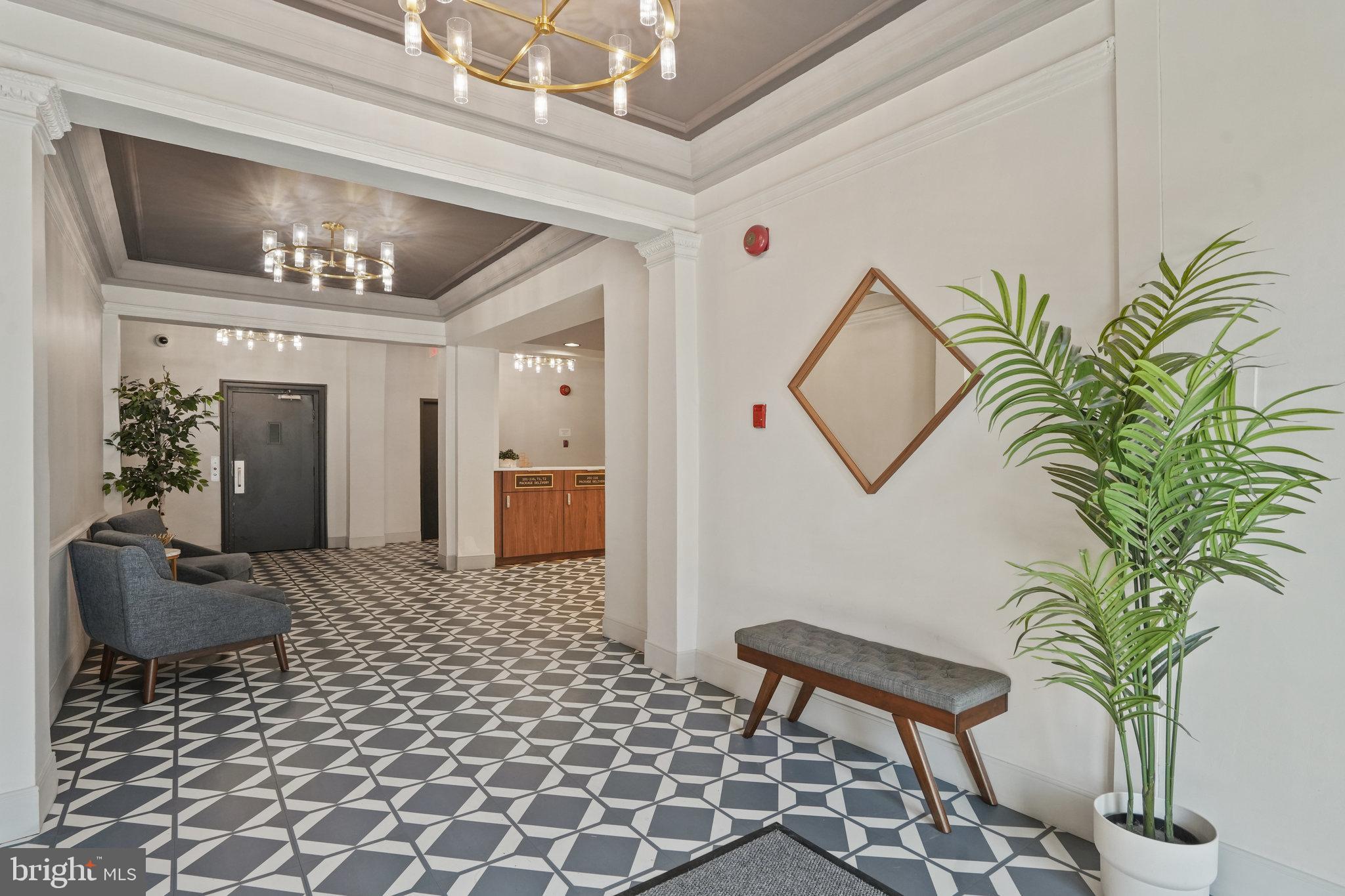 1669 Columbia Road Northwest, Unit 201 Washington, DC 20009 - Photo 20 of 31 Stylish lobby, welcome home!